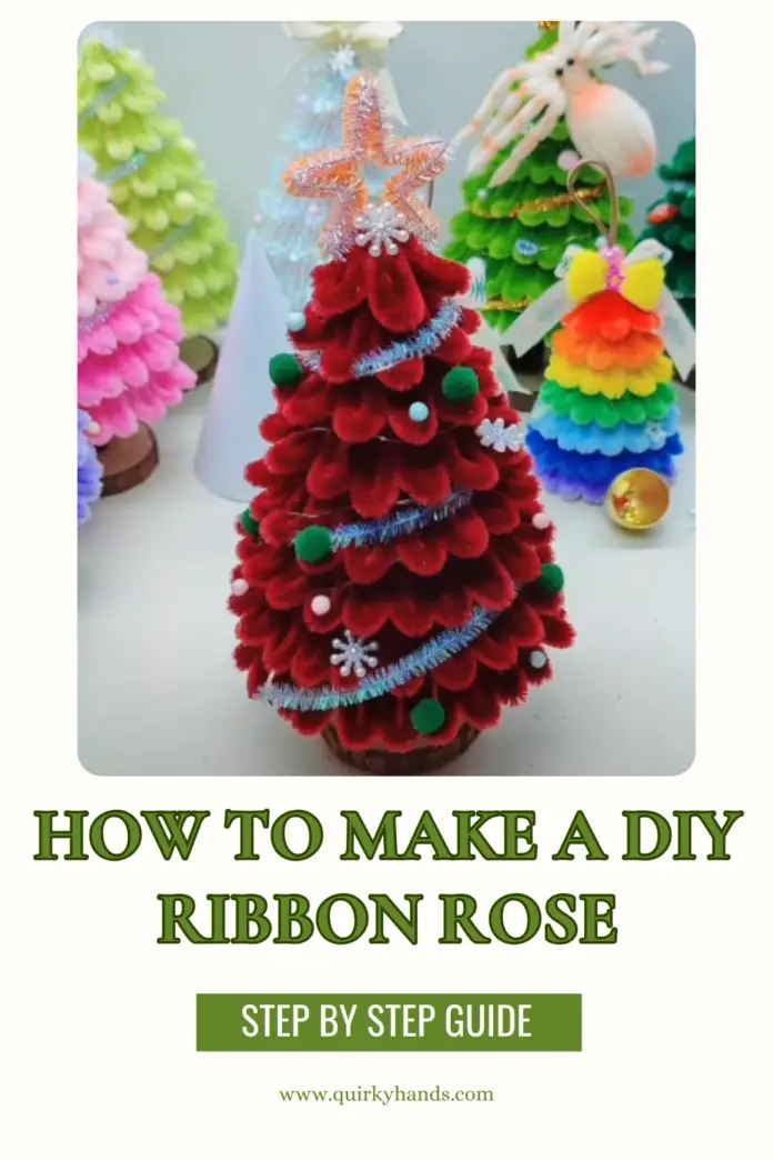 DIY Pipe Cleaner Christmas Tree – Easy Handmade Holiday Craft 🎄✨