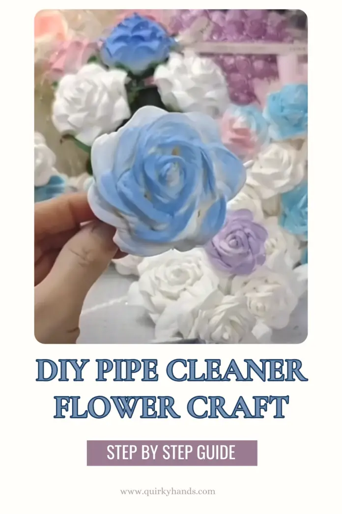 DIY Pipe Cleaner Flower Craft – Handmade Gift Ideas for Flower Lovers