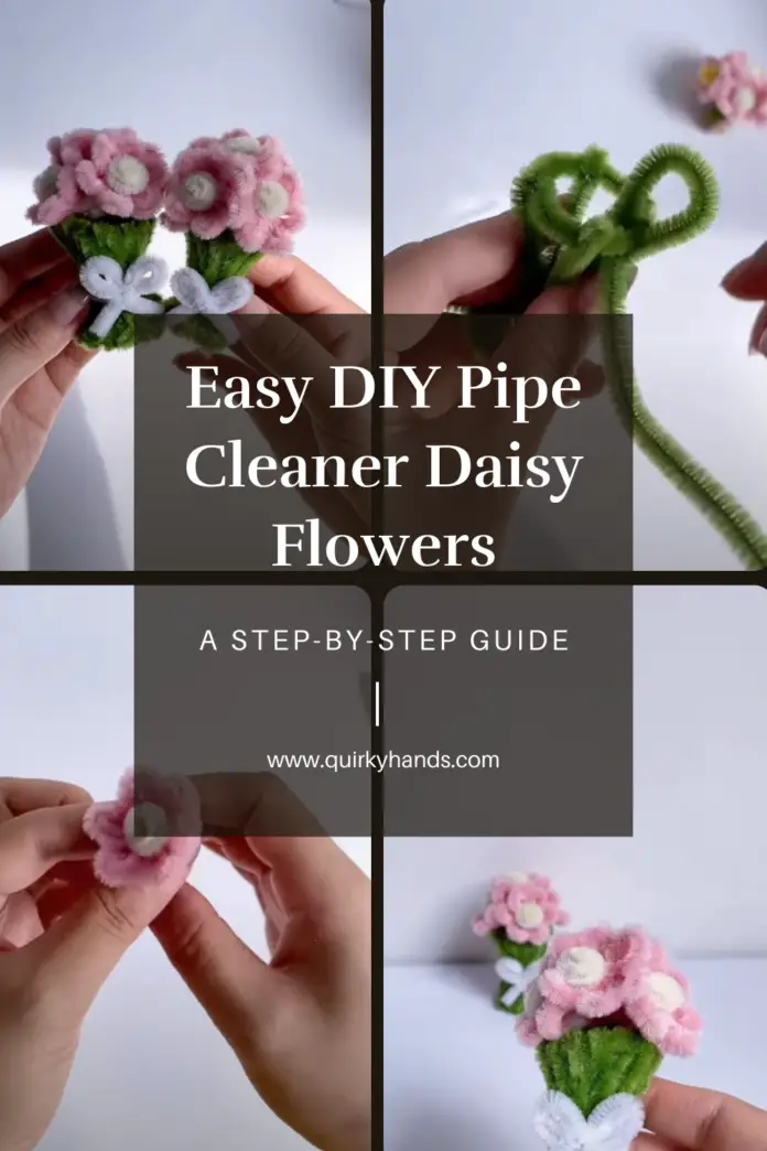 Easy DIY Pipe Cleaner Daisy Flowers – Fun and Creative Craft Ideas for Handmade Gifts