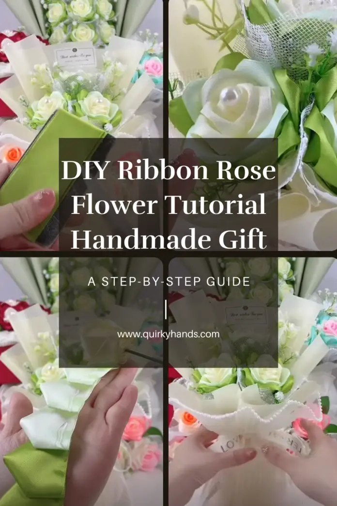 DIY Ribbon Rose Flower Tutorial – Handmade Gift Ideas for Any Occasion