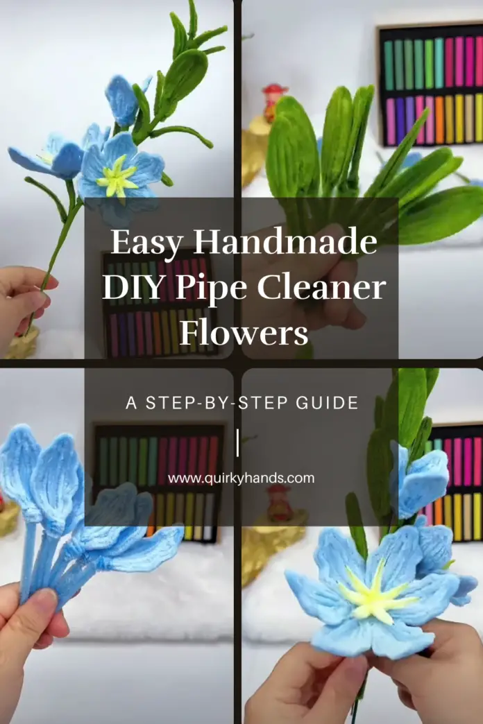 Easy Handmade DIY Pipe Cleaner Flowers – Perfect for Gifts & Crafts