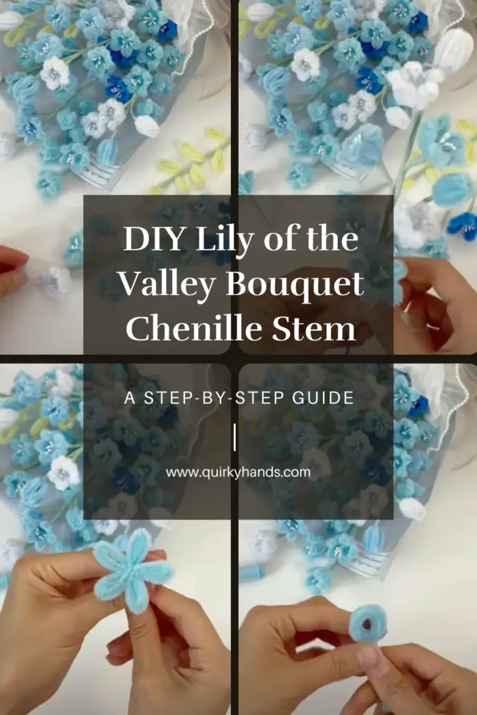 DIY Lily of the Valley Bouquet – Easy Chenille Stem Flower Tutorial 🌼