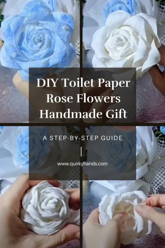 DIY Toilet Paper Rose Flowers – Creative Handmade Gift Ideas